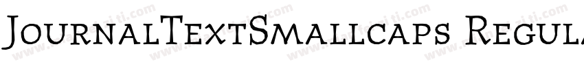 JournalTextSmallcaps Regular字体转换